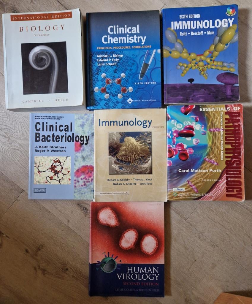 7 Boeken voor Biologie & Lab studies, Boeken, Ophalen, Beta, Gelezen, HBO