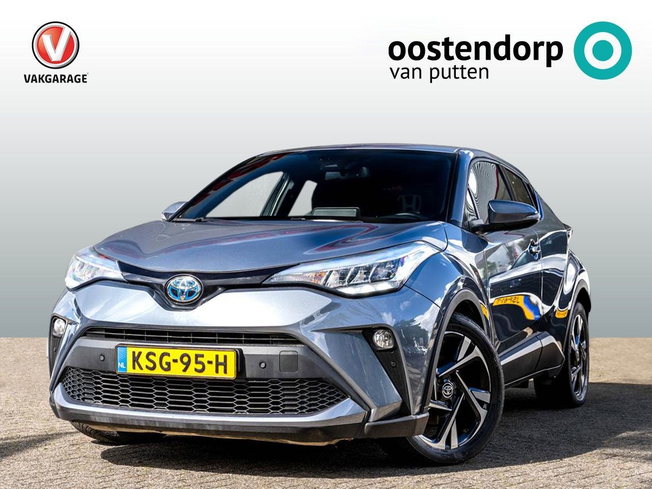 Toyota C-Hr 1.8 Hybrid Advance Automaat | Carplay | Adaptiev, Auto's, Dealer onderhouden, Euro 6, 4 cilinders, Leder en Stof