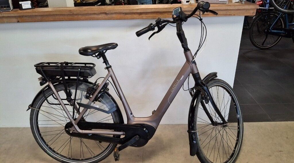 Gazelle Orange C8 HMB 8 versn. met Velgrem (caliper), 55 tot 59 cm, Ophalen, Gebruikt, Gazelle