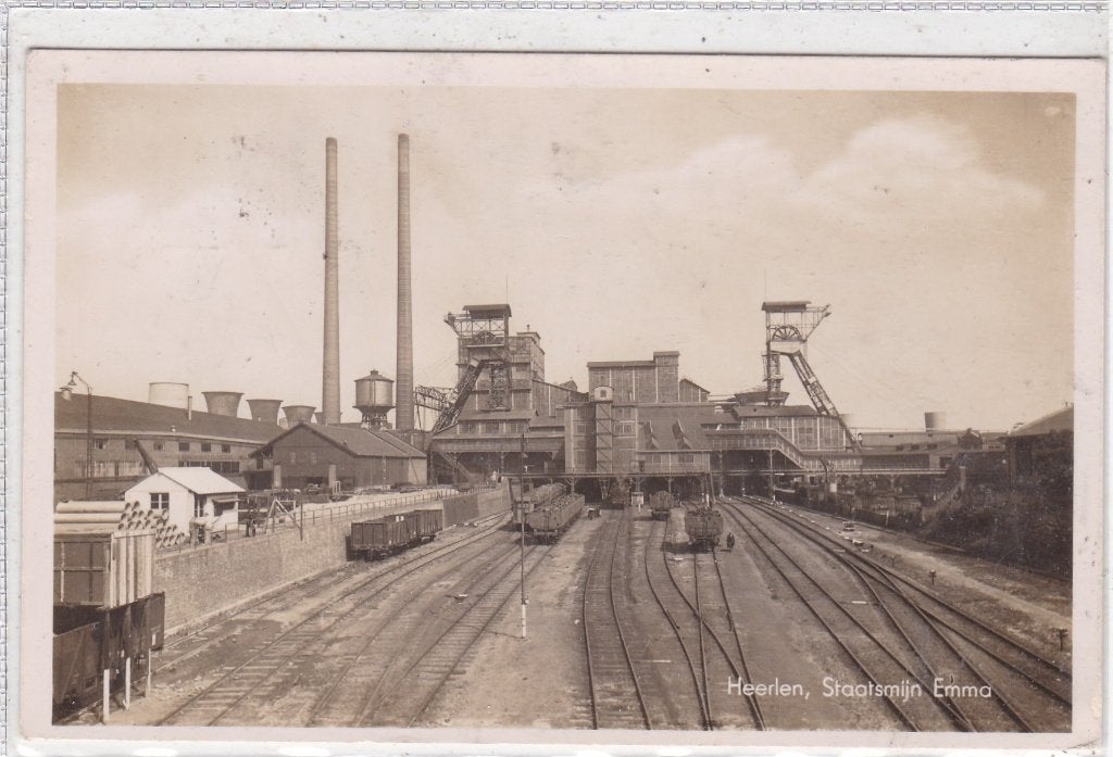 Heerlen-Staatsmijn Emma 1952, Verzenden, 1940 tot 1960, Gelopen, Limburg