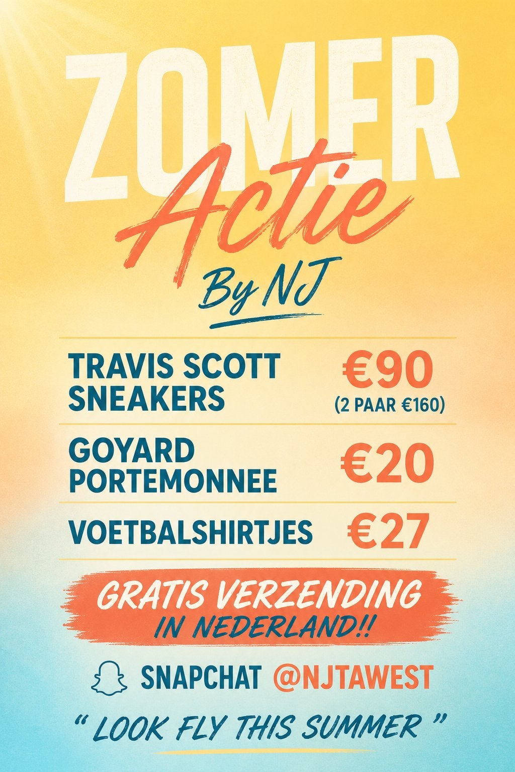 Zomer Actie NJ, Kleding | Heren, Ophalen of Verzenden