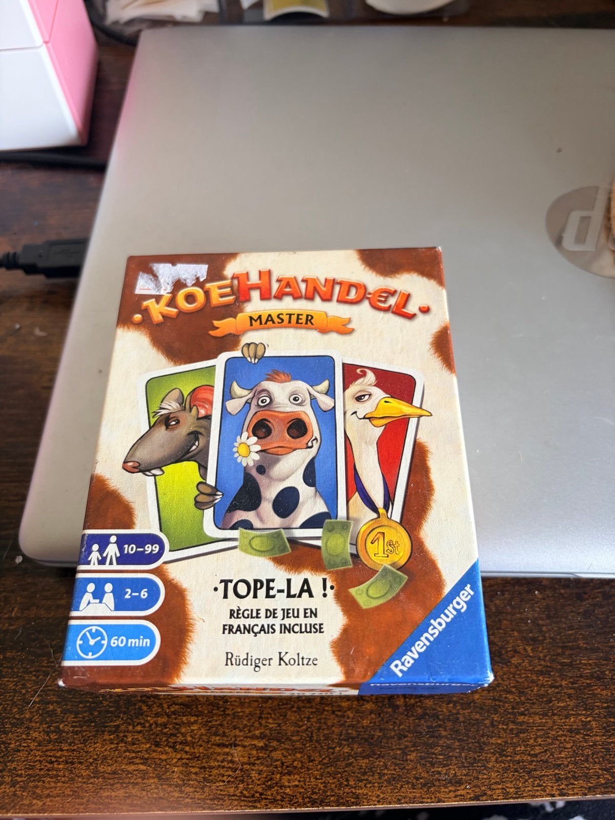 Koehandel Master - Kaartspel van Ravensburger, Drie of vier spelers, Ophalen of Verzenden, Gebruikt