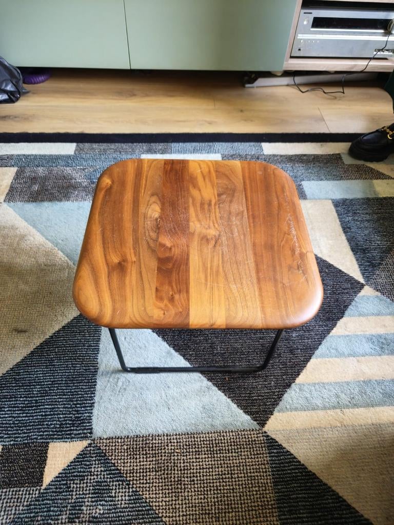Pastoe bijzettafel - Hout en Metaal, Minder dan 45 cm, Minder dan 55 cm, Gebruikt, Modern, Industrieel