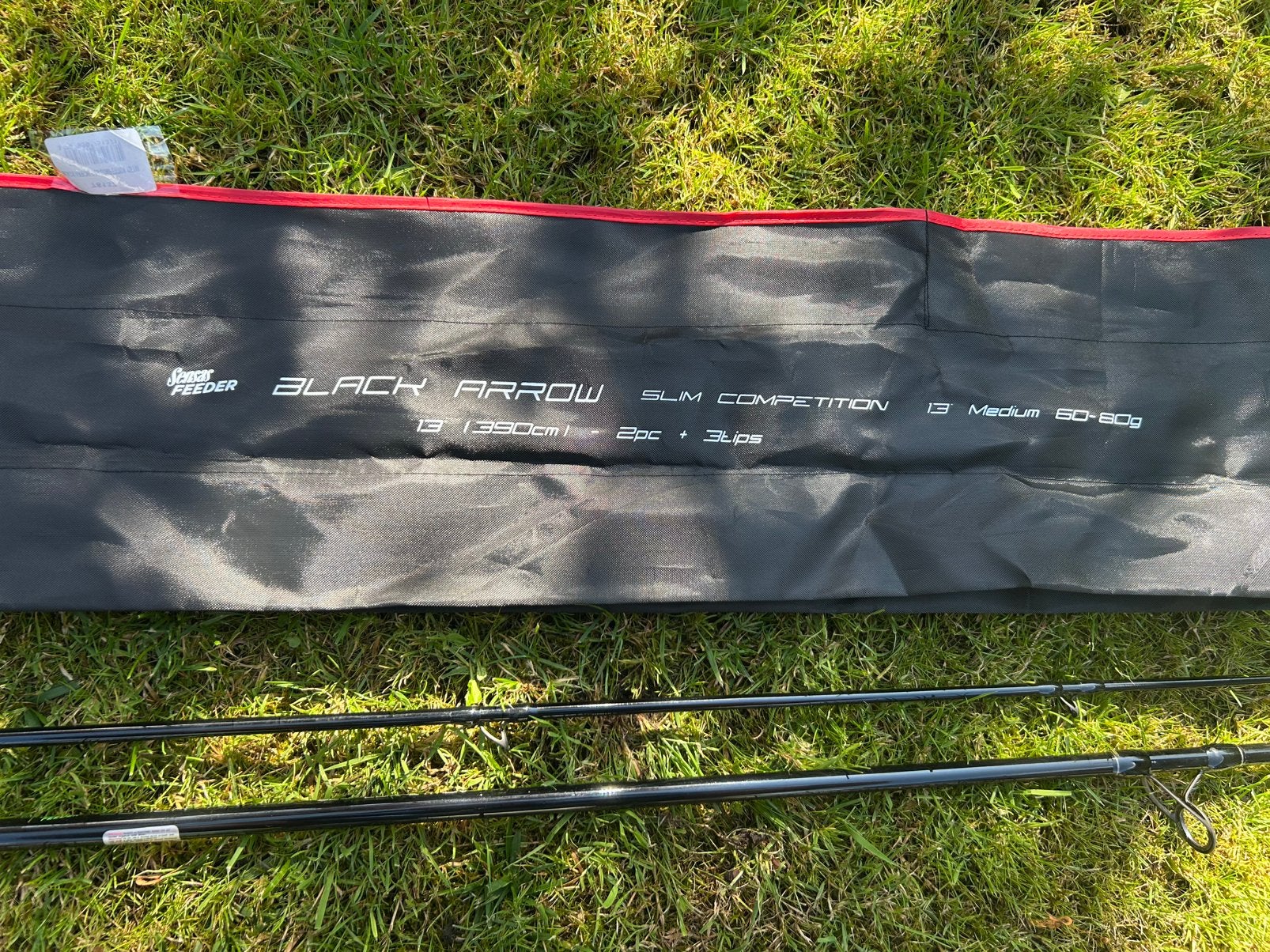 Sensas black arrow slim competition, Ophalen, Zo goed als nieuw, Vaste hengel