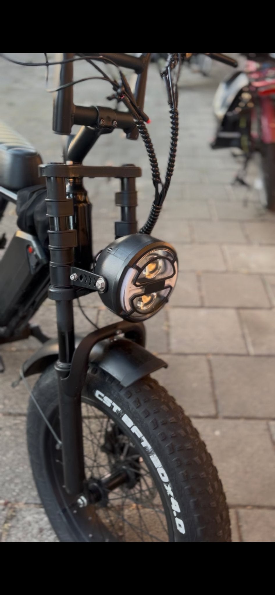 Elektrische fatbike 1KW, 50km/u, inclusief lader