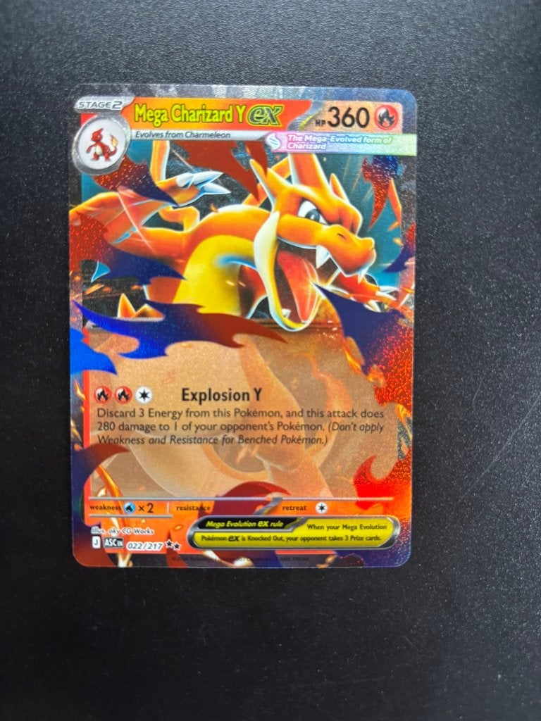 Mega Charizard Y ex (ASC 022), Ophalen of Verzenden, Zo goed als nieuw