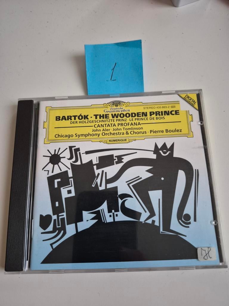 Bartók: The Wooden Prince & Cantata Profana - CD, Ophalen of Verzenden, Modernisme tot heden, Gebruikt, Orkest of Ballet