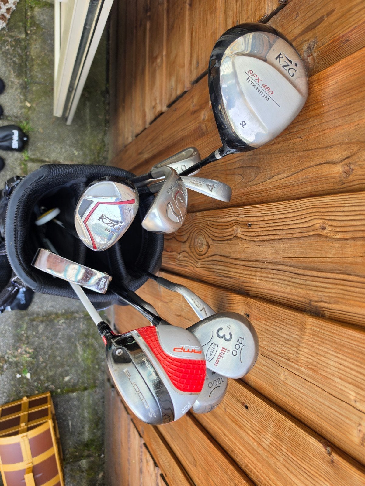 Complete golfset met tas - PING, Wilson, Cobra, KZG, Sport en Fitness, Golf, Ophalen, Gebruikt, Set