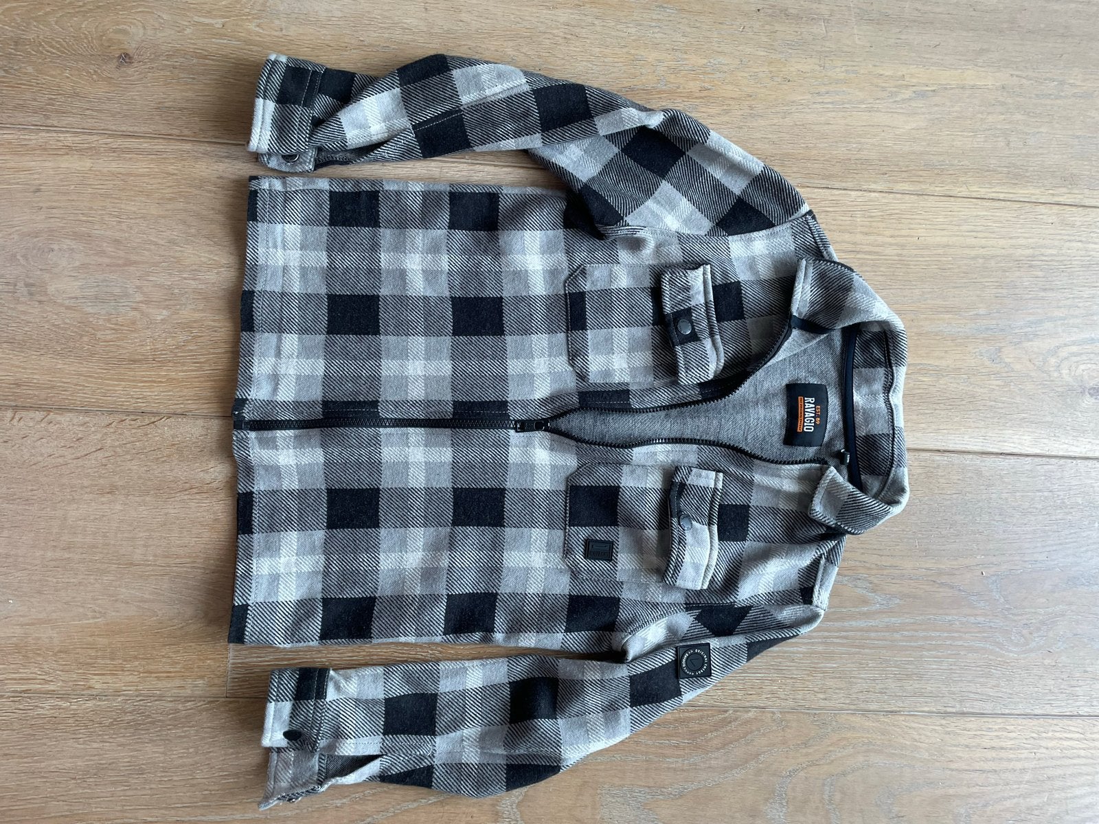 Ravagio geruit overhemd/jasje maat 152/158, Ophalen of Verzenden, Zo goed als nieuw, Jongen, Overhemd of Blouse
