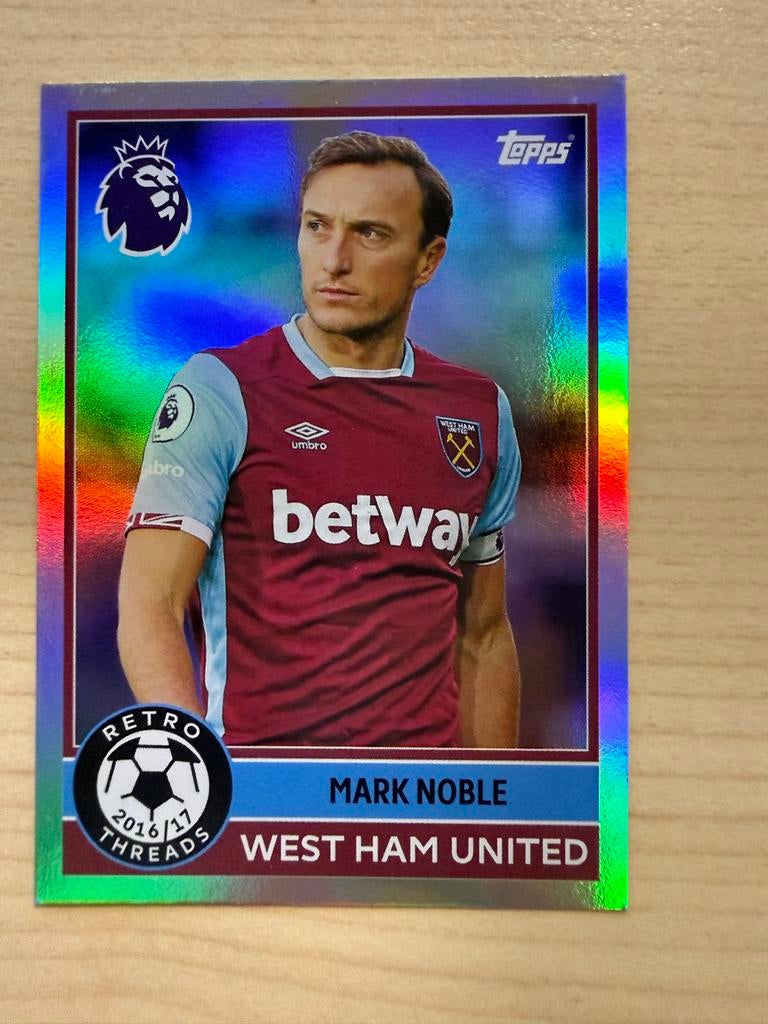 Topps Premier League Mark Retro Threads kaart, Ophalen of Verzenden, Nieuw, Buitenlandse clubs, Spelerskaart