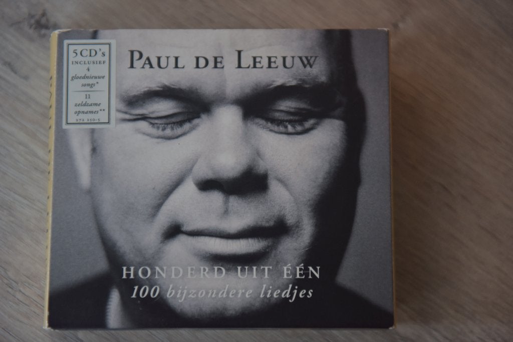 PAUL DE LEEUW -- HONDERD UIT EEN 100 BIJZONDERE LIEDJES 5CD, Verzenden, Bonusmateriaal, Zo goed als nieuw, Verzamelalbum