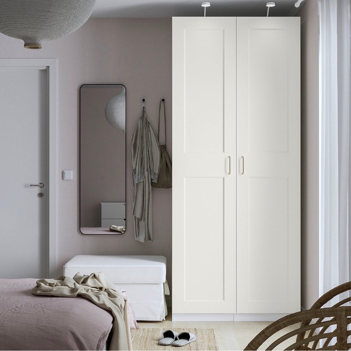 Nieuwe IKEA PAX Kledingkast Basiselement Wit 100x58x236 cm, Ophalen, 200 cm of meer, Nieuw, 50 tot 100 cm