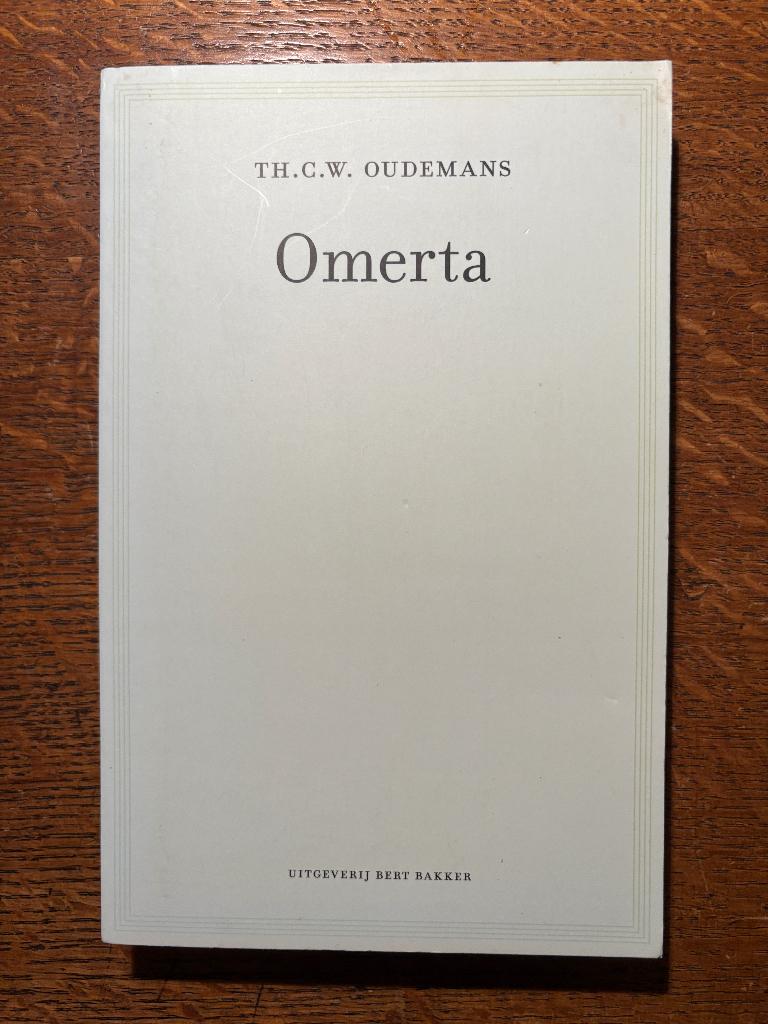 Oudemans, Th.C.W. - Omerta, Verzenden, Gelezen