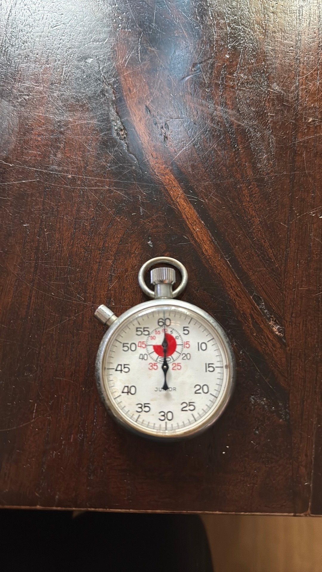 vintage Excelsior Park-stopwatch, Ophalen of Verzenden, Staal, Overige merken, 1960 of later