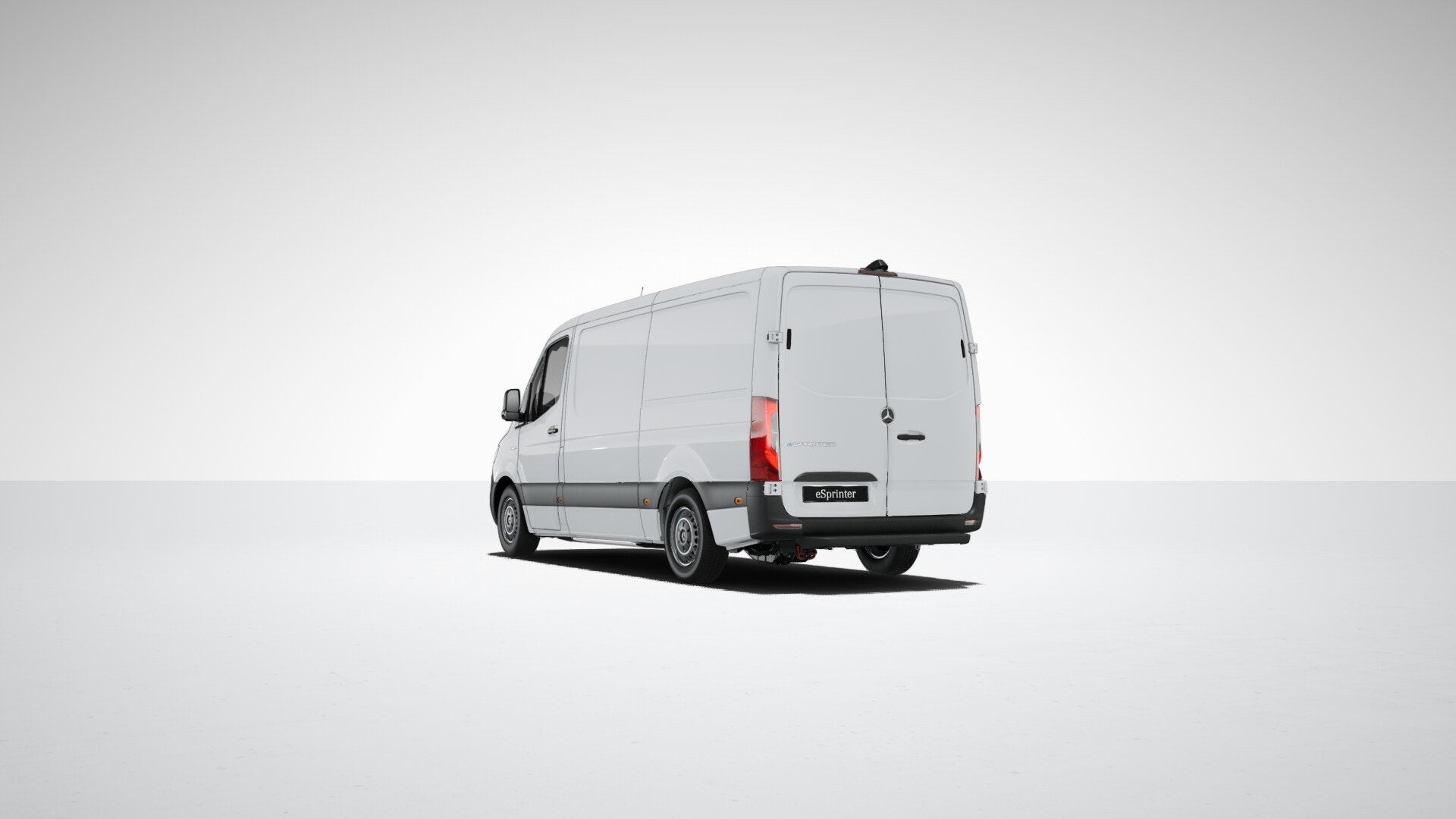 Mercedes-Benz eSprinter 314 L2H1 Pro 81kWh WLTP 312 KM, Automaat, Zwart, Stoelverwarming, Wit