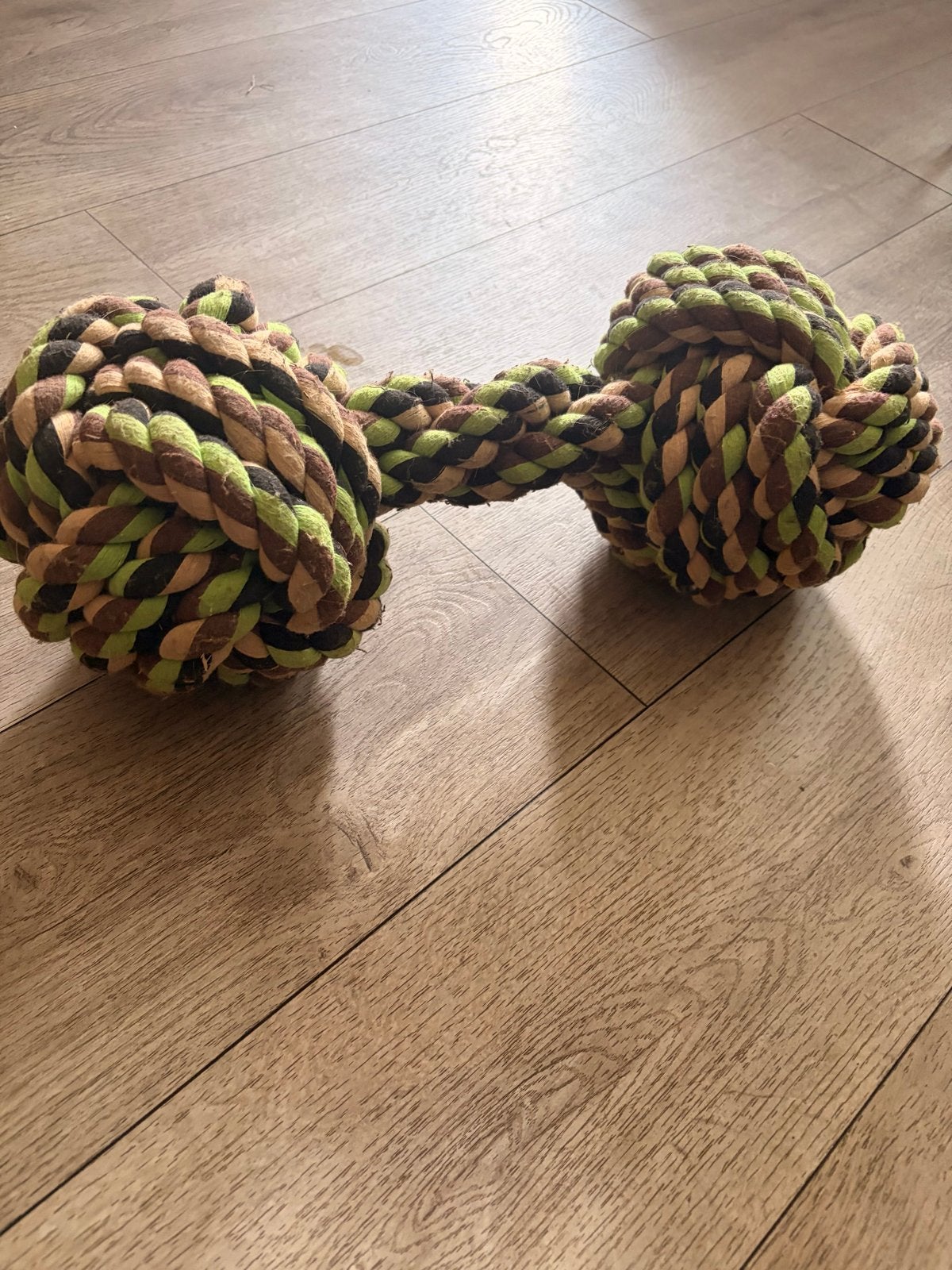 Zeer stevig gevlochte Speelbot voor een grote hond., Dieren en Toebehoren, Ophalen of Verzenden, Zo goed als nieuw, Hondenspeelgoed