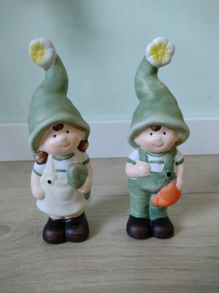 Terracotta kabouters/tuinkabouters, Ophalen, Nieuw, Overige materialen, Tuinkabouter