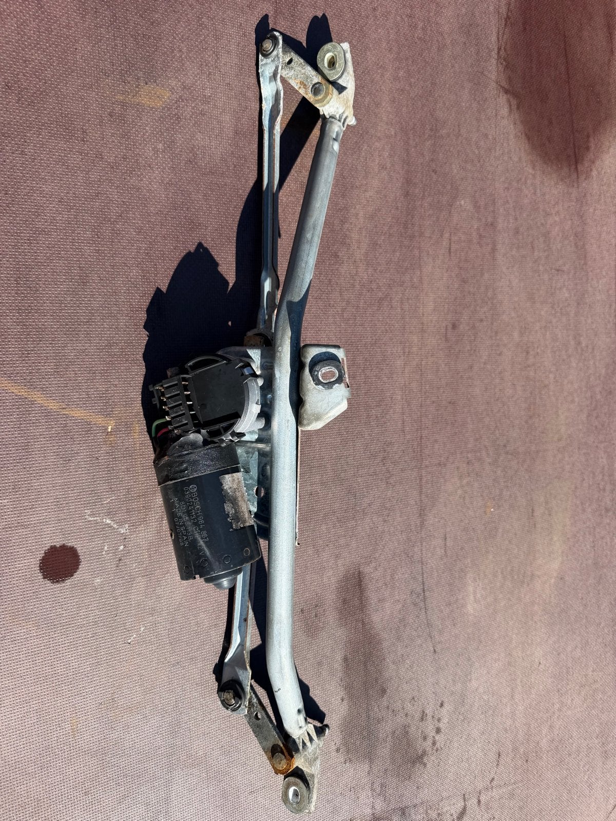 Ruitenwisser mechaniek met motor Audi A4 B5 / VW Passat, Ophalen of Verzenden, Gebruikt, Audi