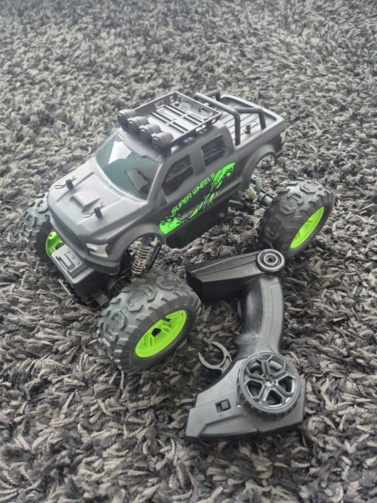 Superwheels Monstertruck Afstandsbestuurbaar, Kinderen en Baby's, Speelgoed | Buiten | Accuvoertuigen, Ophalen, Zo goed als nieuw
