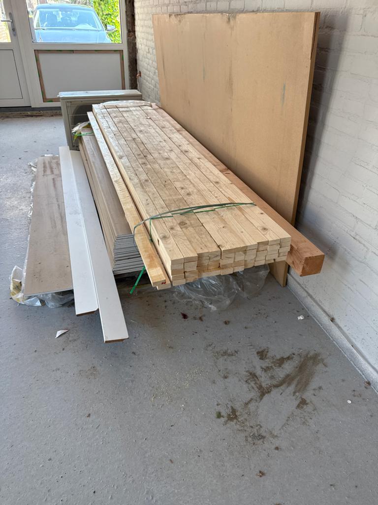 52 Panlatten 22 x 50 x 2700 mm - Nieuw en ongebruikt, Doe-het-zelf en Verbouw, Hout en Planken, Ophalen, Minder dan 25 mm, Overige typen