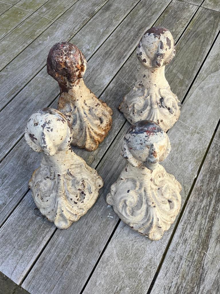Set van 4 gietijzeren klauwpoten voor bad of meubel, Ophalen of Verzenden