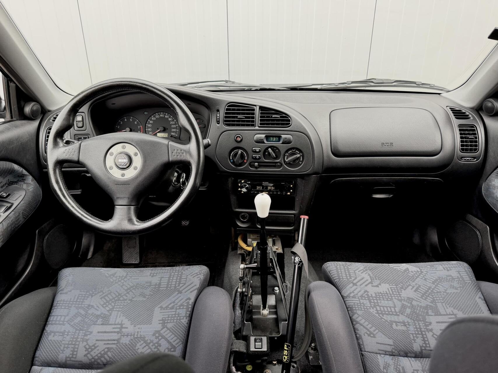 Mitsubishi Lancer Evo VI | 2.0 Turbo | 4WD | 449PK, 1360 kg, Stof, Gebruikt, Zwart