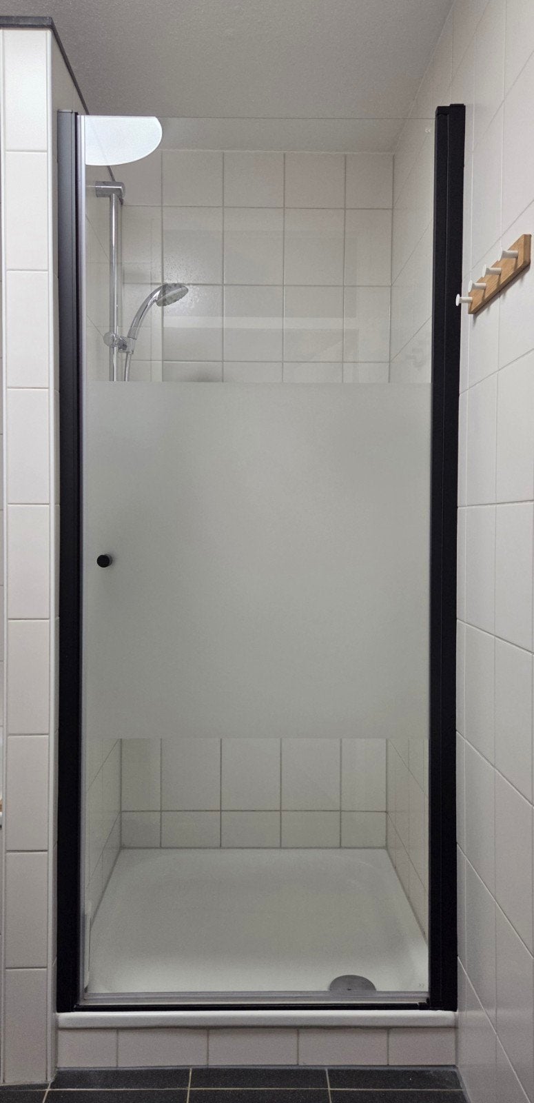 Nieuwe douchedeur met privacystrook 88-91cm b x 200cm h, Ophalen, Nieuw