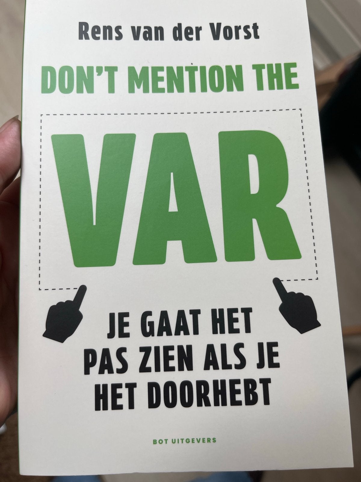 Don't Mention The VAR - Rens van der Vorst (Boek), Ophalen, Zo goed als nieuw, Overige sporten