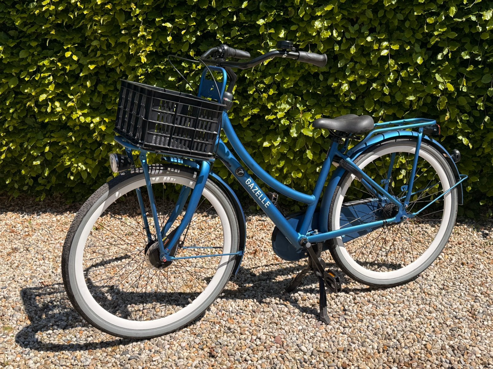 GAZELLE PUUR NL R7T SPARK BLUE MAT  46cm, Ophalen, Terugtraprem, Versnellingen, Zo goed als nieuw