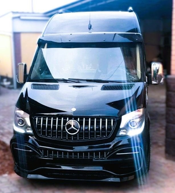 AMG grill zwart - chrome Mercedes Sprinter 2013 - 2018, Ophalen of Verzenden, -, -, -