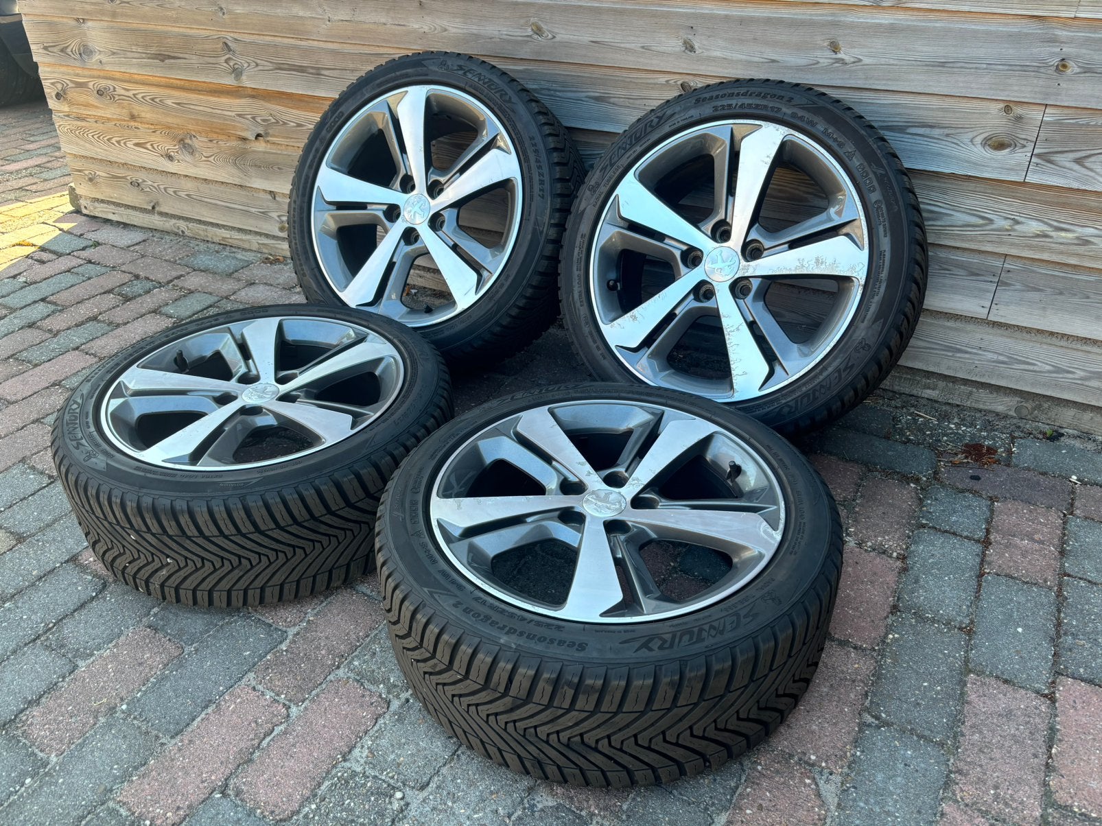 17 inch Peugeot 308 velgen 308sw velgen Citroen Volvo 5x108, Ophalen, Gebruikt, Banden en Velgen, 17 inch