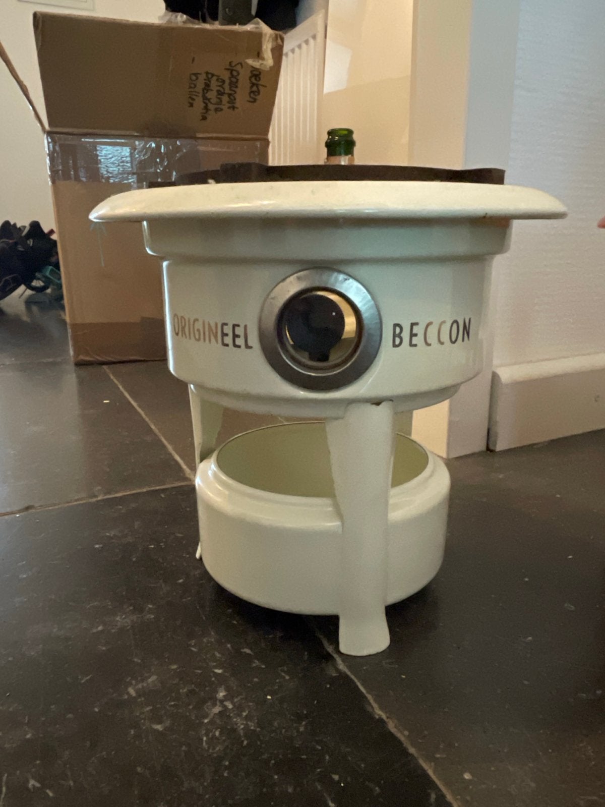 Origineel Beccon Vintage Petroliumkachel, Antiek en Kunst, Ophalen
