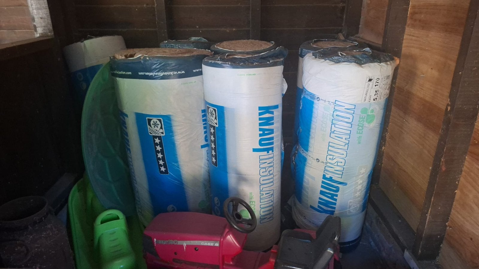 Knauf insulation rollen., Ophalen, Dakisolatie, 12 cm of meer, Nieuw