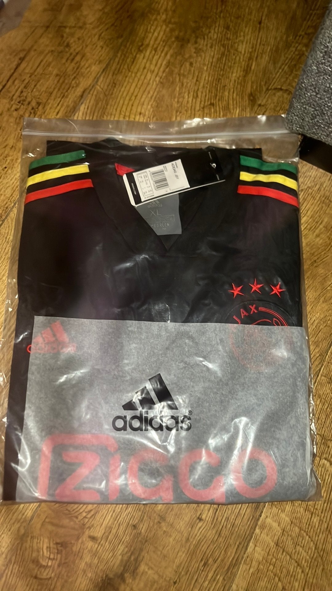 Ajax bob marley maat XL, Sport en Fitness, Maat XL, Verzenden, Nieuw, Shirt