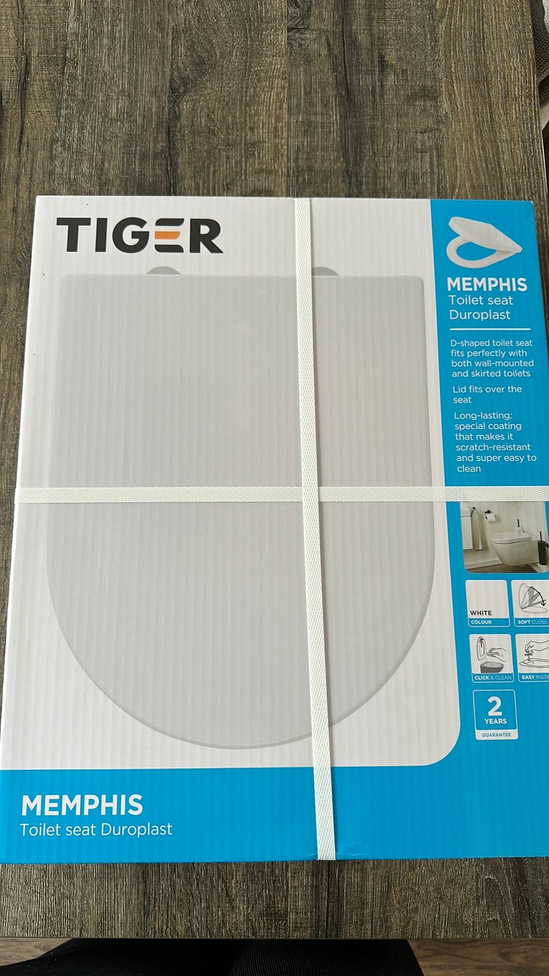 Tiger memphis toiletbril, Ophalen, Nieuw, Toilet