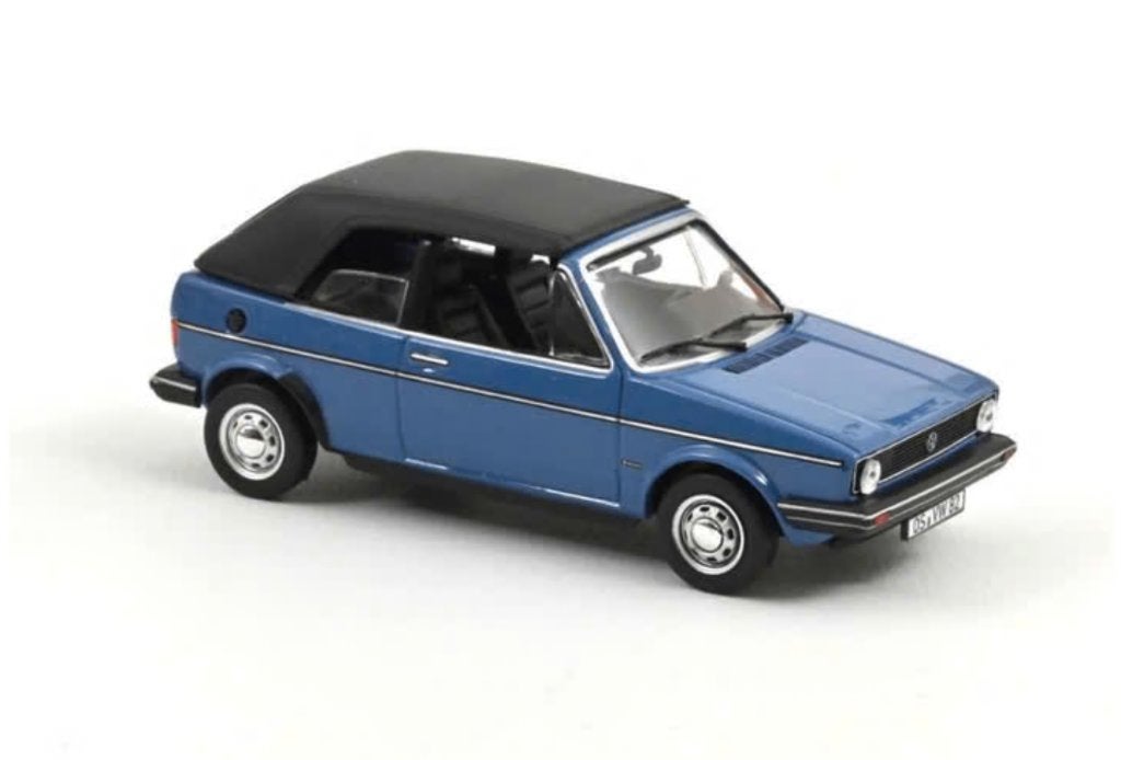 VW Golf Cabriolet 1981 Blauw schaal 1:43 NOREV ref. 840069, Hobby en Vrije tijd, Modelauto's | 1:43, Verzenden, Nieuw, Auto, Norev