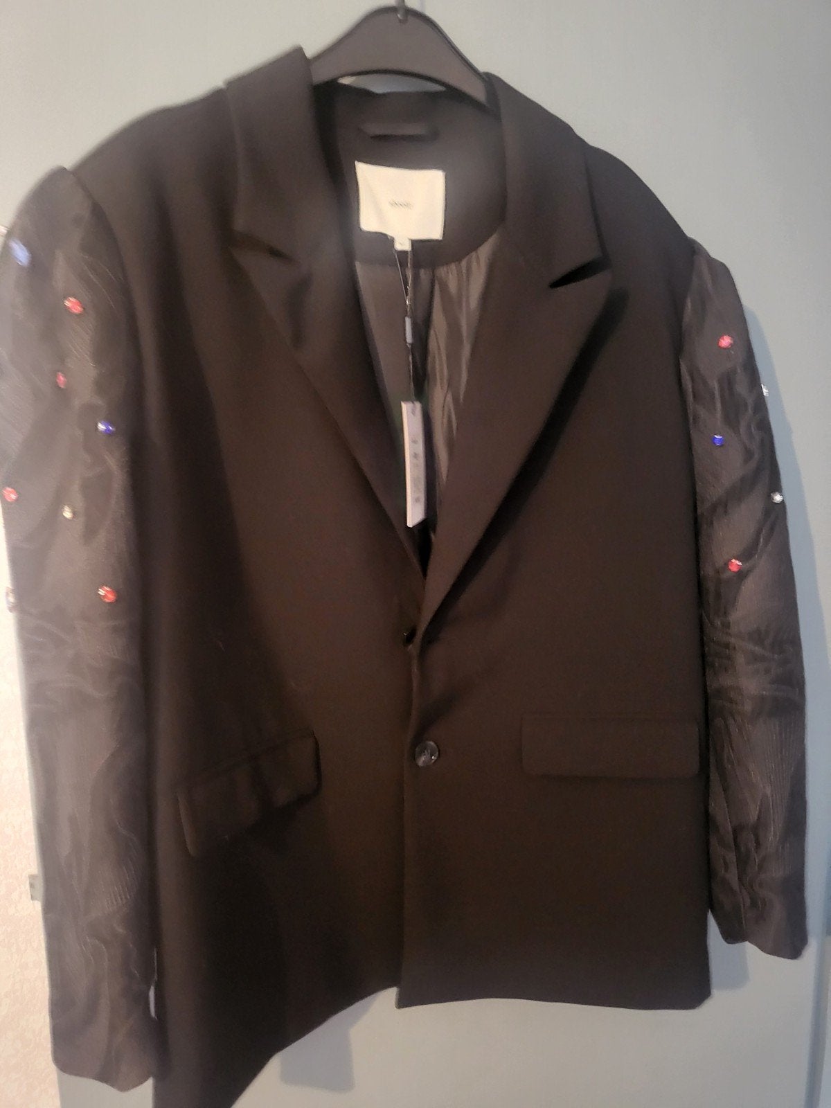 Shoeby Extreme Strass Blazer M/L Zwart Nieuw, Kleding | Dames, Jasjes, Kostuums en Pakken, Maat 38/40 (M), Zwart, Nieuw, Ophalen of Verzenden