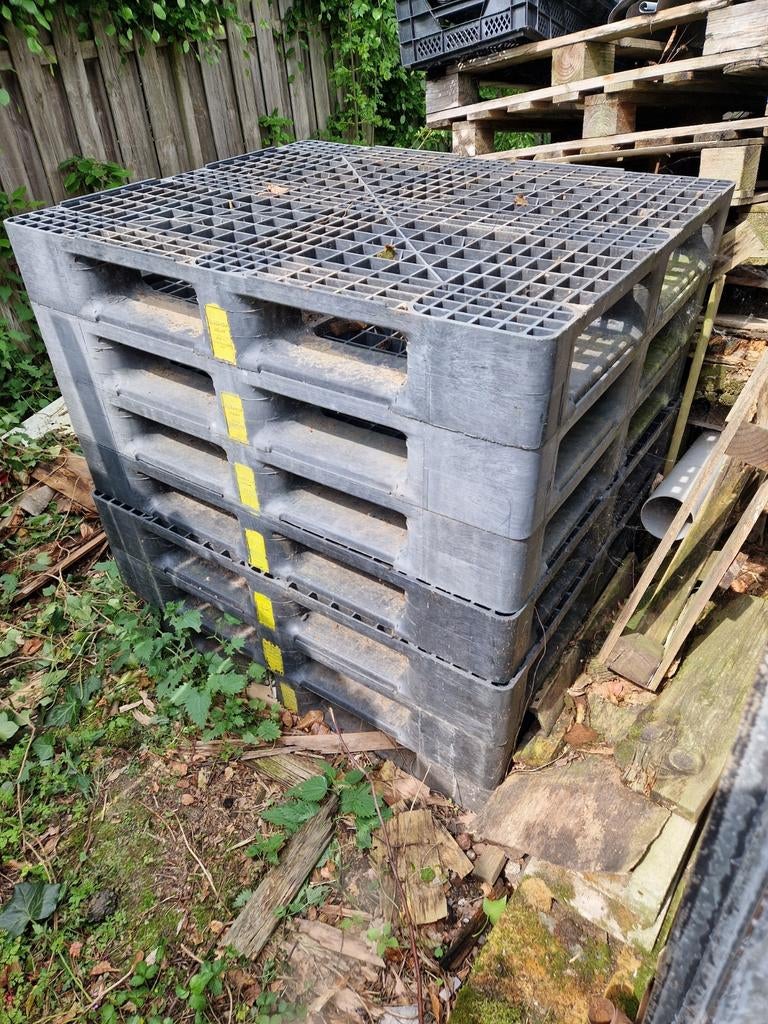 Pallets kunststof 8x, Ophalen, Gebruikt, 100 cm of meer, 60 cm of meer
