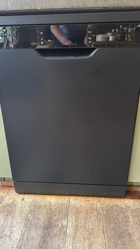 Vaatwasser inventum zwart, Witgoed en Apparatuur, Vaatwasmachines, Ophalen, Energieklasse A of zuiniger, 60 cm of meer, Zo goed als nieuw