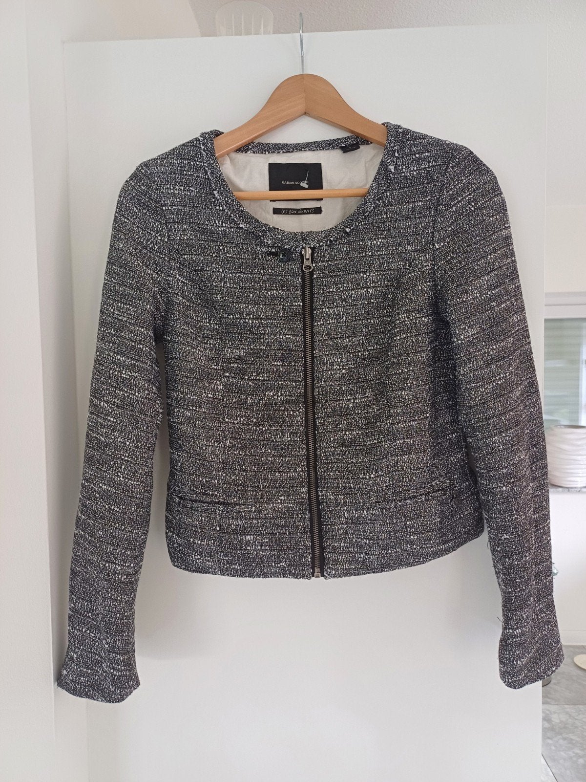 Maison Scotch jasje maat 1 / maat 36, Kleding | Dames, Zwart, Zo goed als nieuw, Jasje, Maat 36 (S)