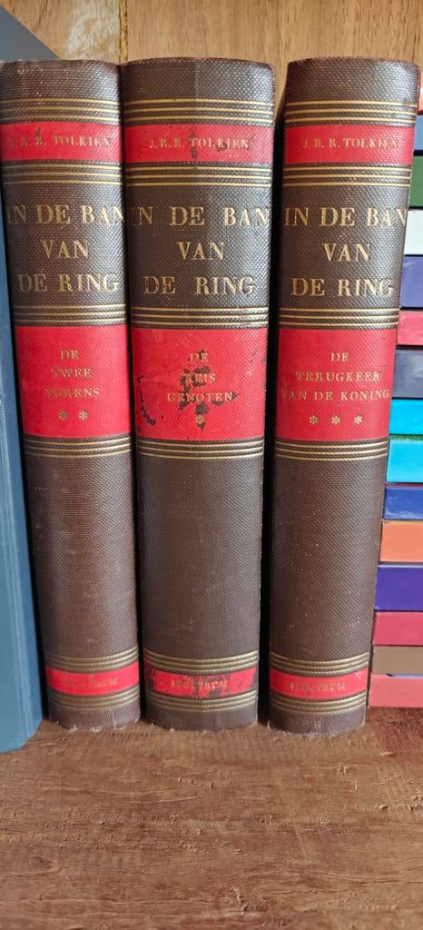 Eerste druk in de Ban van de Ring - J.R.R. Tolkien (3 delen), Ophalen of Verzenden