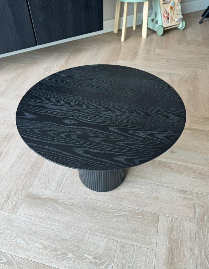 Salontafel zwart rond, Rond, Zo goed als nieuw, Minder dan 50 cm, 50 tot 100 cm
