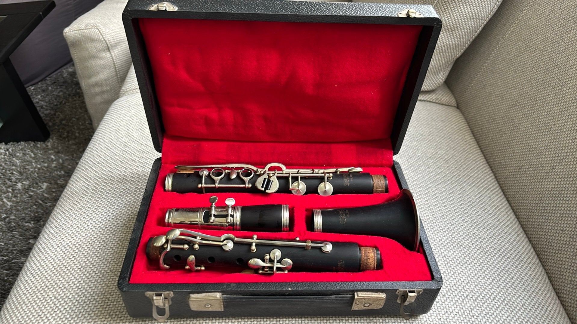 Orsi Milano klarinet misschien wel uit de jaren ‘50!, Muziek en Instrumenten, Blaasinstrumenten | Klarinetten, Ophalen of Verzenden