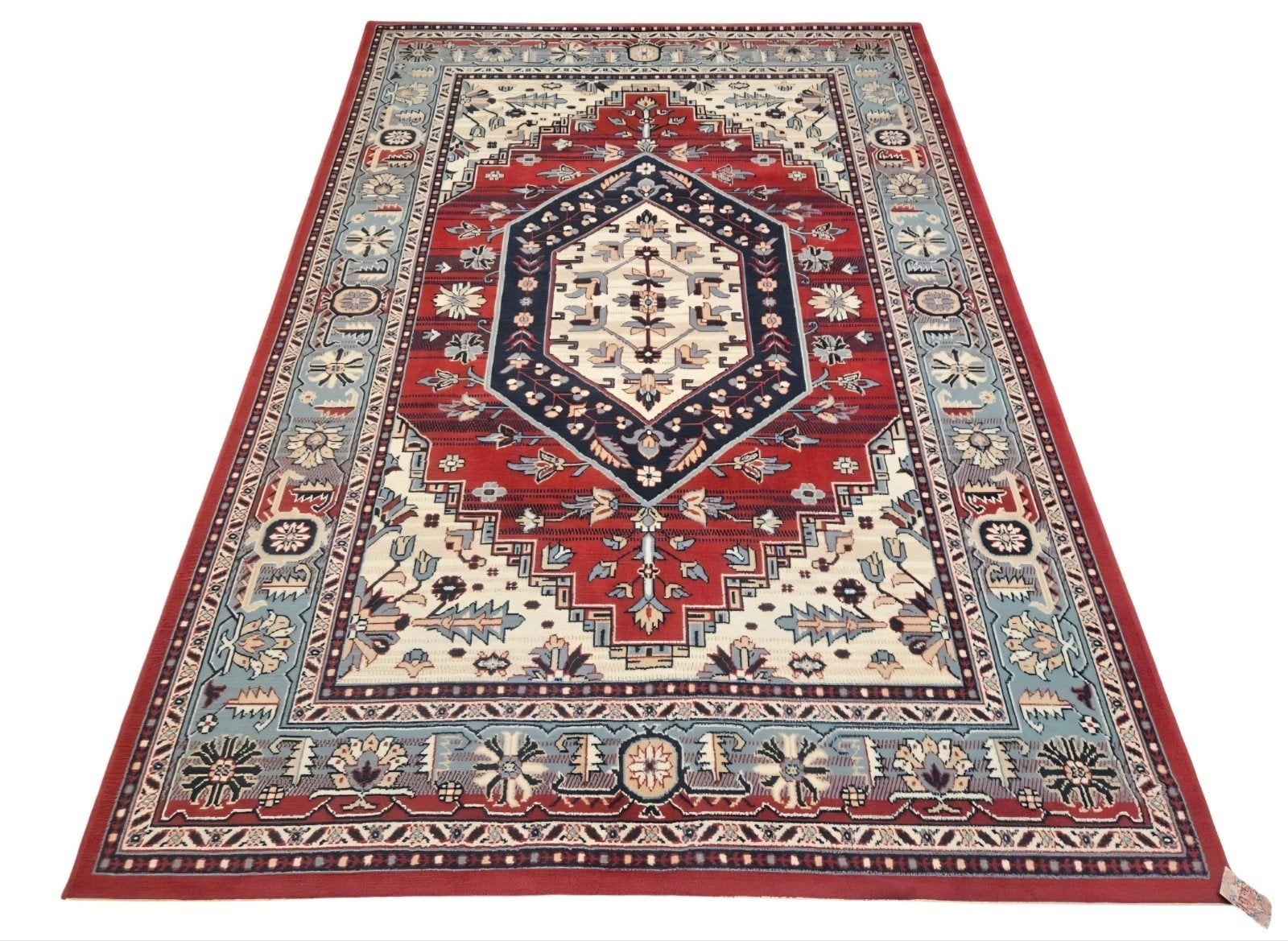 Vintage oosters Persia vloerkleed Bidjar medallion 190x277cm