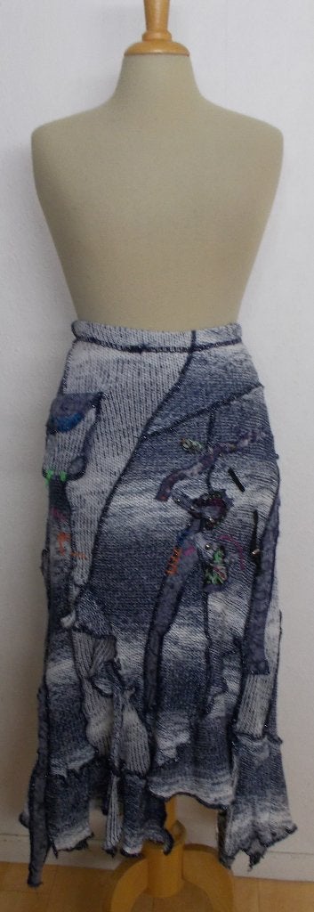 Aparte knitwear lange rok! M/L, Maat 38/40 (M), Zo goed als nieuw, Onder de knie, Verzenden