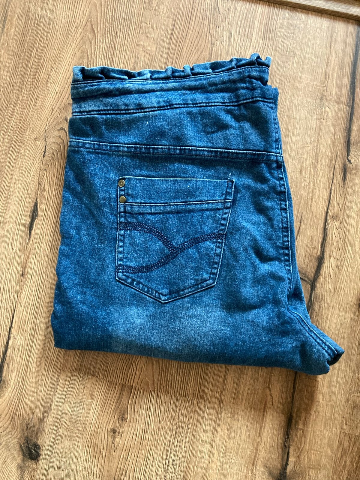 Sheego spijkerbroek, maat 48, Ophalen of Verzenden, Gedragen, Blauw, Overige jeansmaten
