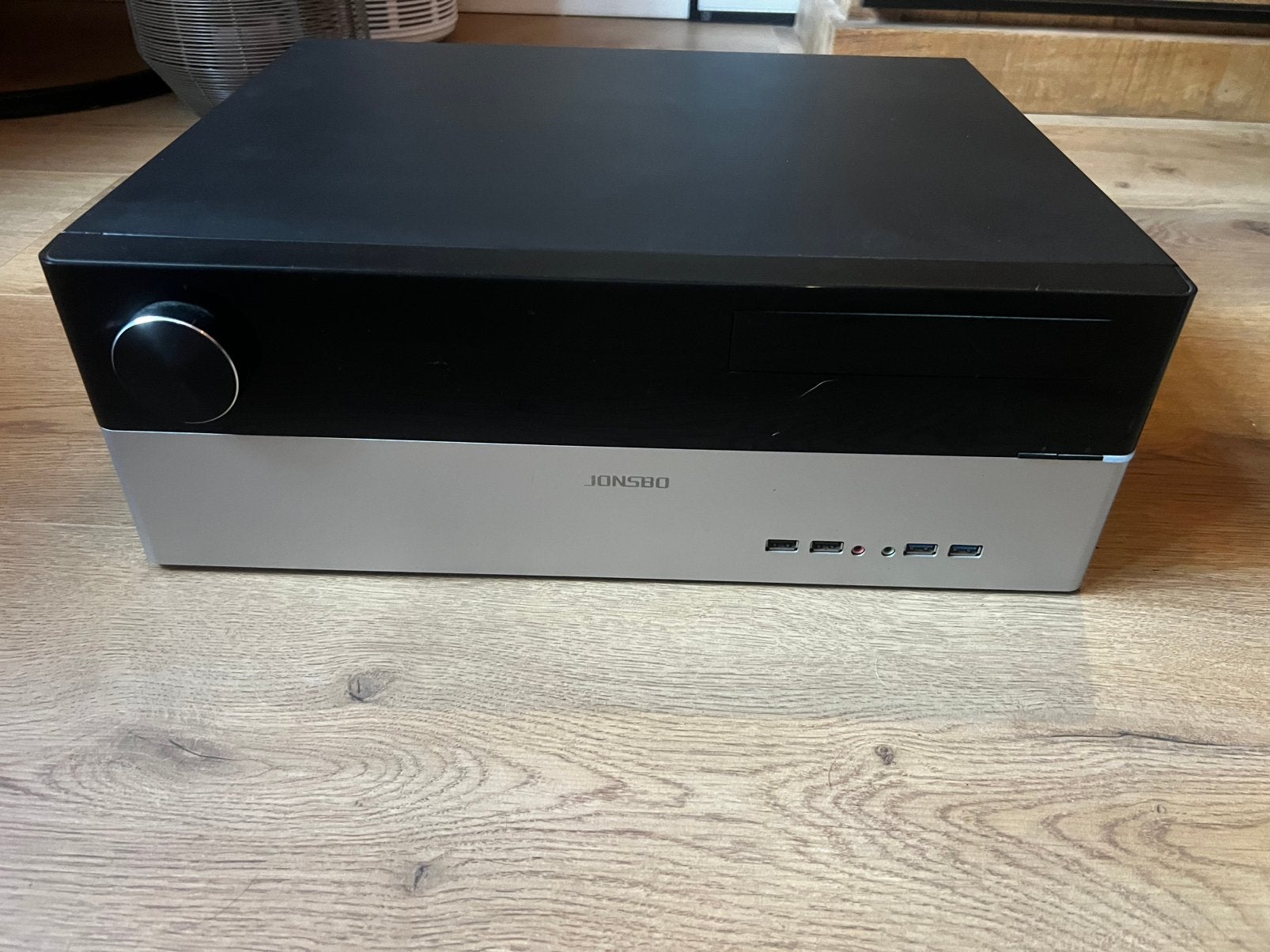 Jonsbo G3 Mini-ITX/Micro-ATX Behuizing - Zwart/Zilver, Computers en Software, Computerbehuizingen, Gebruikt, Ophalen of Verzenden