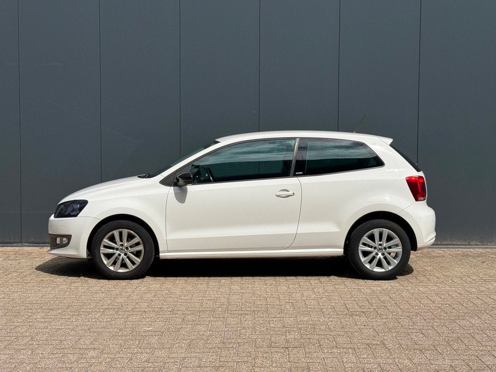 Volkswagen Polo 1.2 Easyline, Style, Airco, Stoelverwarming,, Auto's, Voorwielaandrijving, Euro 5, Zwart, 60 pk