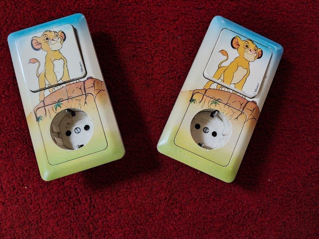 Leuke en zeldzame Disney schakelaar/stopcontacten, Ophalen of Verzenden, Zo goed als nieuw
