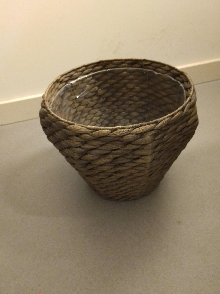 Pot - mand - IKEA - Druvlader - bruin, Overige materialen, Rond, Binnen, Ophalen of Verzenden